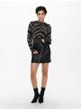 PULLOVER FEM KNIT PRE72/MTF25/EA3 - BLAC