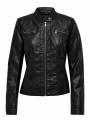 CHAQUETA NEGRA POLIPIEL ONLY