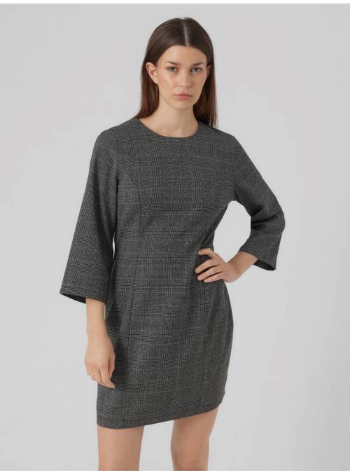 DRESS FEM WOV PL64/VI34/EA2 - GREY - Bla