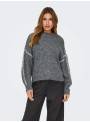 PULLOVER FEM KNIT PRE59/NYL21/PL11/WO8/E