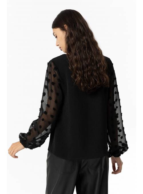 BLUSA CORUJA NEGRA M.MADROÑO TIFFOSI