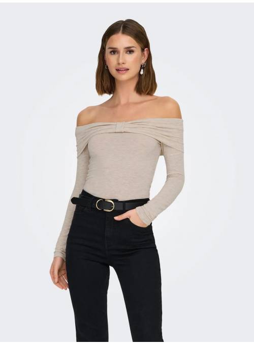 TOP LAZO BEIGE ONLY