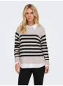 PULLOVER FEM KNIT PRE50/PL30/NYL20 - GRE