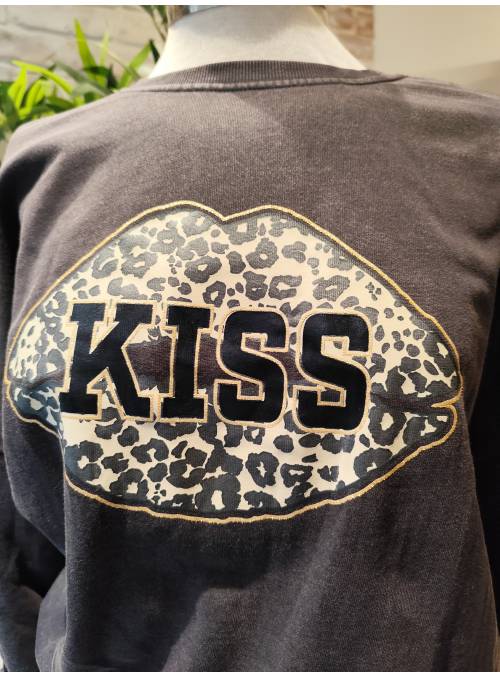 SUDADERA LAUREN KISS ONLY