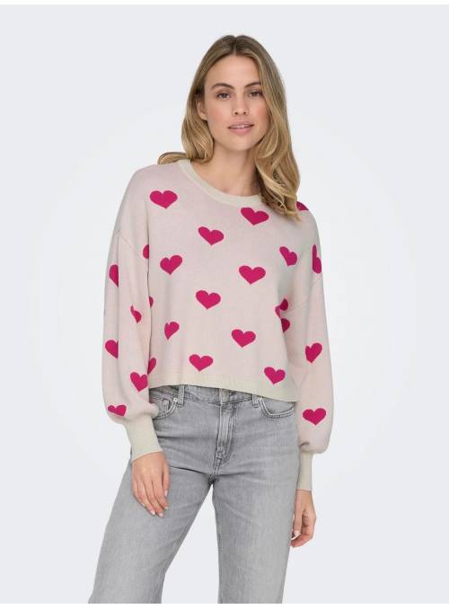 JERSEY CORAZONES ROSAS ONLY