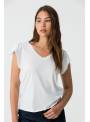 CAMISETA MIRA M/C BLANCA