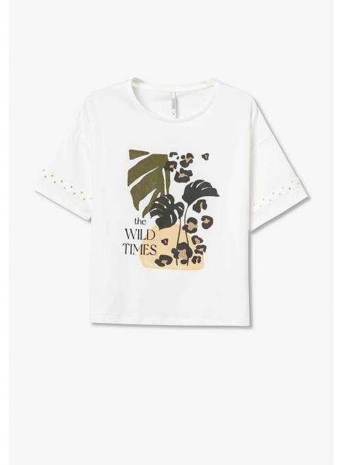 CAMISETA JUNGLE BLANCA TIFFOSI