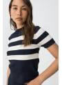 TOP PUNTO CLAUDIE AZUL Y BLANCO TIFFOSI