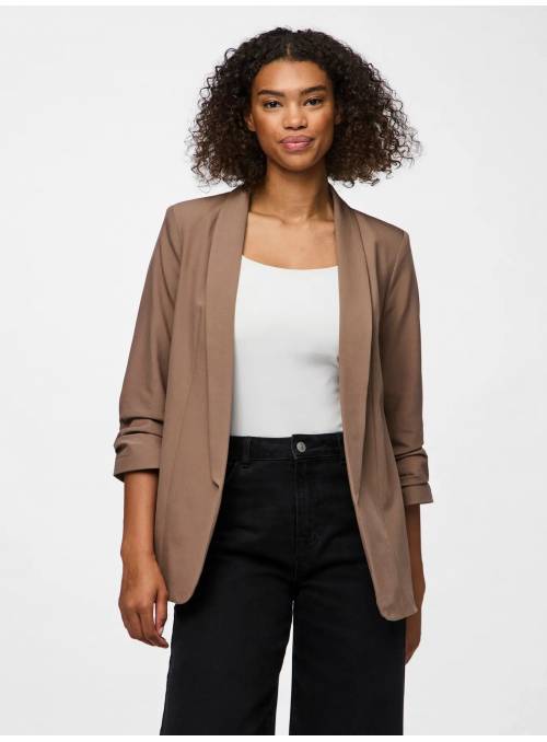 BLAZER SELLA 3/4 CAMEL PIECES