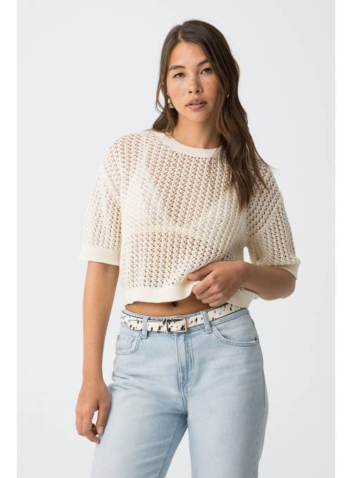 TOP GWEN BEIGE TIFFOSI